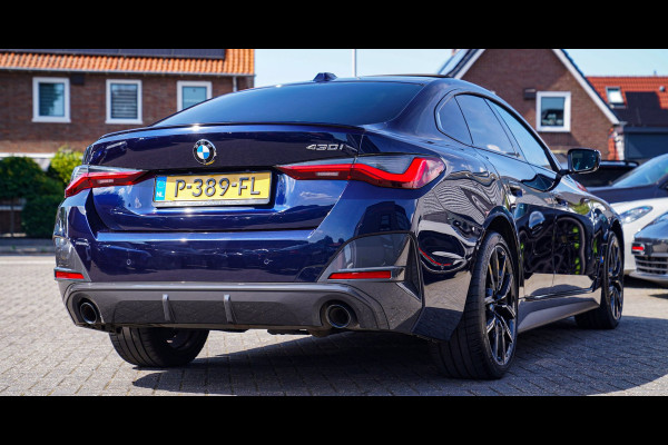 BMW 4 Serie Gran Coupé 430i High Executive | Tanzanit Blau | Schuif/kanteldak | Harman/Kardon | Dealer onderhouden | Luxe Leder |