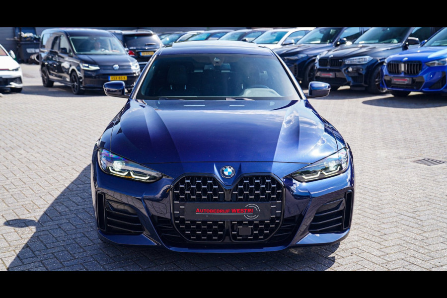 BMW 4 Serie Gran Coupé 430i High Executive | Tanzanit Blau | Schuif/kanteldak | Harman/Kardon | Dealer onderhouden | Luxe Leder |