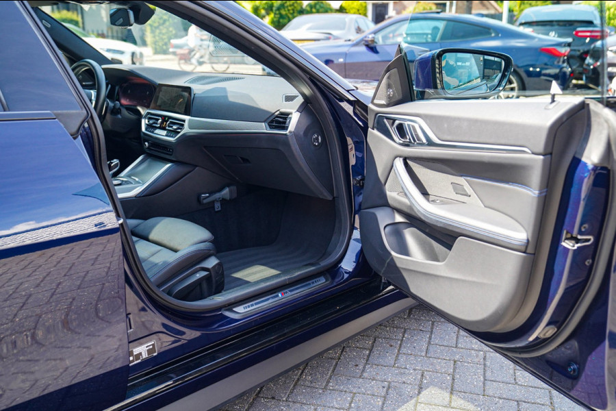 BMW 4 Serie Gran Coupé 430i High Executive | Tanzanit Blau | Schuif/kanteldak | Harman/Kardon | Dealer onderhouden | Luxe Leder |