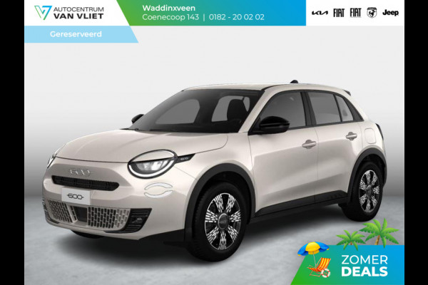 Fiat 600 1.2 145pk Hybrid Icon | Clima | Cruise | 17" | PDC | Apple Carplay