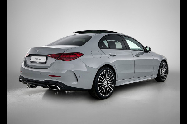 Mercedes-Benz C-Klasse 300 e Business Solution AMG | Nightpakket | GUARD 360° Plus | Burmester® 3D surround sound | Trekhaak | Middenconsole metaalstructuur | Panoramaschuifdak | 360° camera | Diamond grill |
