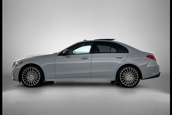 Mercedes-Benz C-Klasse 300 e Business Solution AMG | Nightpakket | GUARD 360° Plus | Burmester® 3D surround sound | Trekhaak | Middenconsole metaalstructuur | Panoramaschuifdak | 360° camera | Diamond grill |