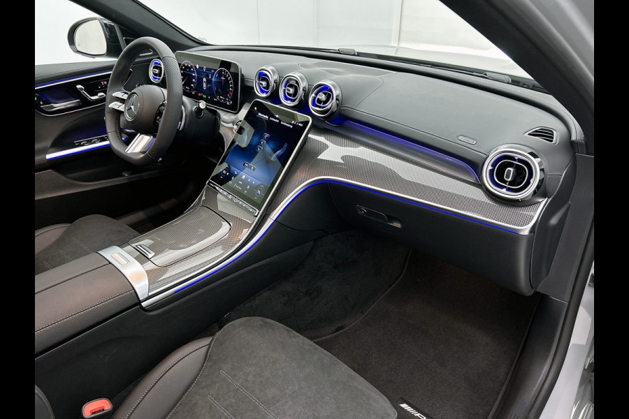 Mercedes-Benz C-Klasse 300 e Business Solution AMG | Nightpakket | GUARD 360° Plus | Burmester® 3D surround sound | Trekhaak | Middenconsole metaalstructuur | Panoramaschuifdak | 360° camera | Diamond grill |