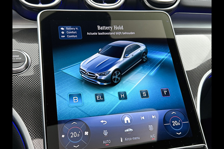 Mercedes-Benz C-Klasse 300 e Business Solution AMG | Nightpakket | GUARD 360° Plus | Burmester® 3D surround sound | Trekhaak | Middenconsole metaalstructuur | Panoramaschuifdak | 360° camera | Diamond grill |