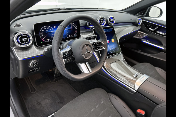 Mercedes-Benz C-Klasse 300 e Business Solution AMG | Nightpakket | GUARD 360° Plus | Burmester® 3D surround sound | Trekhaak | Middenconsole metaalstructuur | Panoramaschuifdak | 360° camera | Diamond grill |