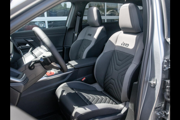 Jeep Compass First Edition 74 kWh | Adapt. Cruise | Camera | Carplay | 20" | Elektr. A-Klep | Navi | Winter Pack | Schuif/Kanteldak | Premium Pack | Conv. Pack | Warmtepomp