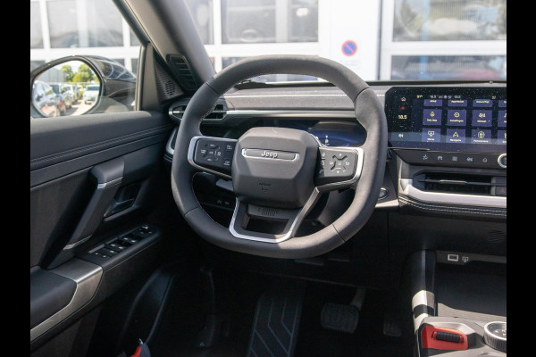 Jeep Compass First Edition 74 kWh | Adapt. Cruise | Camera | Carplay | 20" | Elektr. A-Klep | Navi | Winter Pack | Schuif/Kanteldak | Premium Pack | Conv. Pack | Warmtepomp