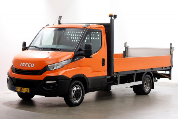 Iveco Daily 35C14 136pk Open Laadbak met laadklep en trekhaak 3500kg 05-2019