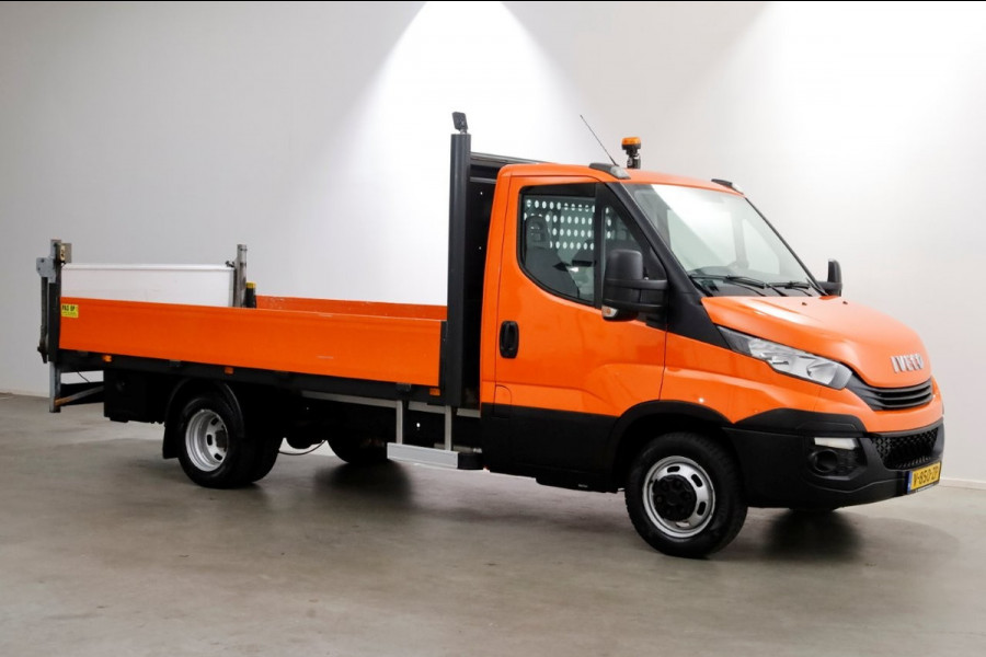 Iveco Daily 35C14 136pk Open Laadbak met laadklep en trekhaak 3500kg 05-2019
