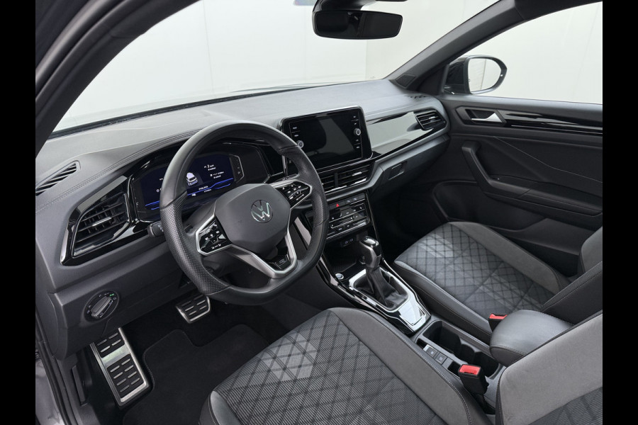 Volkswagen T-Roc 1.5TSI Automaat R-Line Panoramadak Stoelverwarming Adap.Cruise Virtal Cockpit Camera Elek.Achterklep Navi Apple Carplay Android  Keyless Pdc Privacy Glas Lmv Led DAB+ Licht-Regensensor