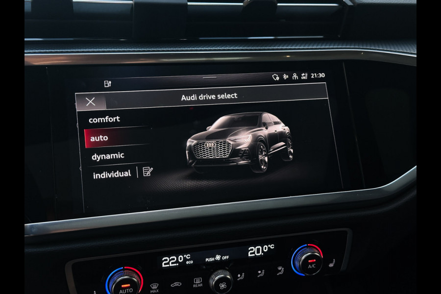 Audi Q3 Sportback 45 TFSI e 3x S-Line Memory | Pano | 360 | Sfeer | ACC | 11/21
