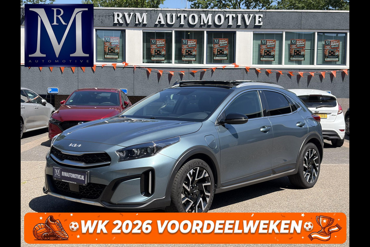 Kia Xceed 1.6 GDi PHEV ExecutiveLine VAN: 25.900,- VOOR: 23.877,- UW WKVOORDEEL: 2.023,- | KIA GARANTIE T/M 2030 DEALER ONDERHOUDEN| FULL OPTION| MEM. STOEL| PANO| STOEL VENTILATIE | ELEKTRISCHE ACHTERKLEP| ACHTERBANK VERWARMD|
