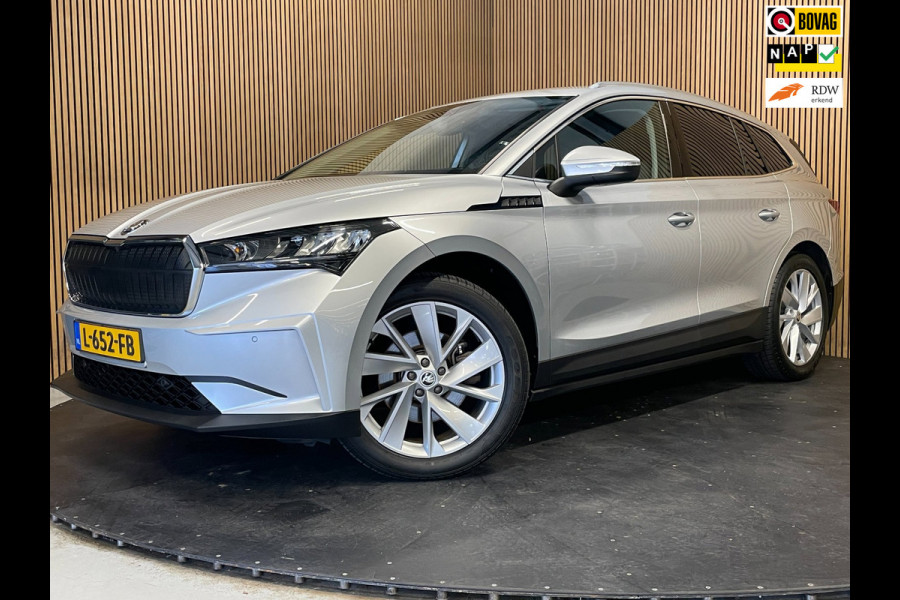 Škoda ENYAQ iV 60|90% SOH|1/2 LEDER|APPLE CARPLAY|ANDROID AUTO|NAVIGATIE|CAMERA|CLIMATE+CRUISE CONTROL|NL-AUTO|NAP|1 EIG|INCL.BTW|
