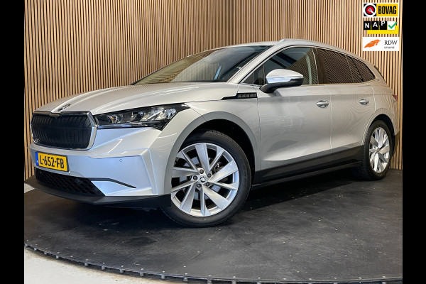 Škoda ENYAQ iV 60|90% SOH|1/2 LEDER|APPLE CARPLAY|ANDROID AUTO|NAVIGATIE|CAMERA|CLIMATE+CRUISE CONTROL|NL-AUTO|NAP|1 EIG|INCL.BTW|