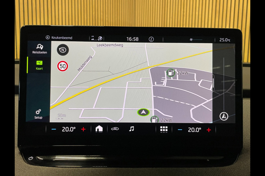 Škoda ENYAQ iV 60|90% SOH|1/2 LEDER|APPLE CARPLAY|ANDROID AUTO|NAVIGATIE|CAMERA|CLIMATE+CRUISE CONTROL|NL-AUTO|NAP|1 EIG|INCL.BTW|