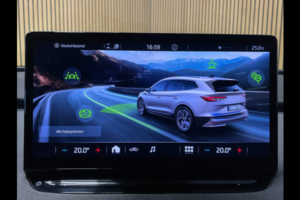 Škoda ENYAQ iV 60|90% SOH|1/2 LEDER|APPLE CARPLAY|ANDROID AUTO|NAVIGATIE|CAMERA|CLIMATE+CRUISE CONTROL|NL-AUTO|NAP|1 EIG|INCL.BTW|