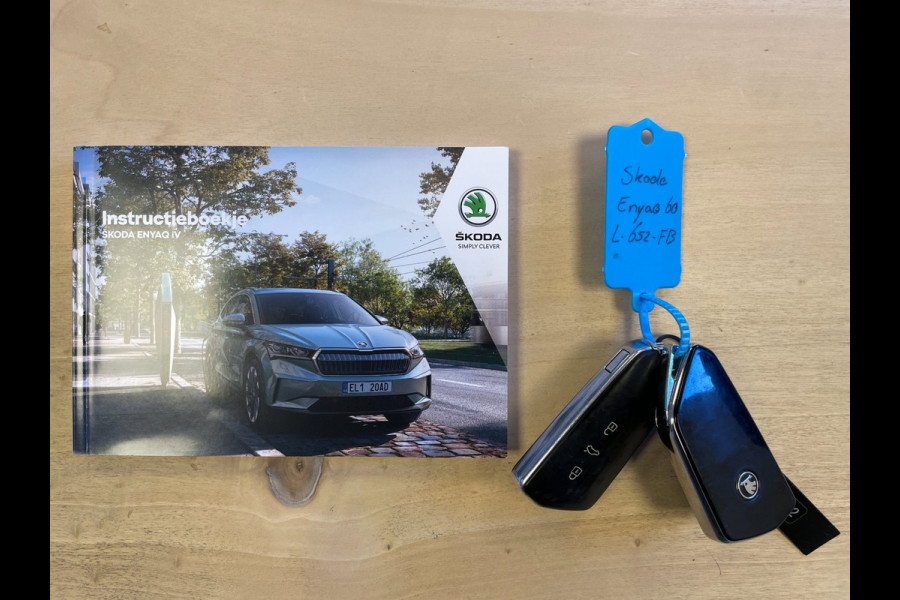 Škoda ENYAQ iV 60|90% SOH|1/2 LEDER|APPLE CARPLAY|ANDROID AUTO|NAVIGATIE|CAMERA|CLIMATE+CRUISE CONTROL|NL-AUTO|NAP|1 EIG|INCL.BTW|
