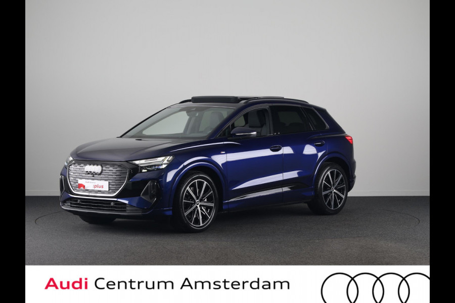 Audi Q4 e-tron 45 S edition Competition 82 kWh 286 pk | Panoramadak | Achteruitrijcamera | Apple Carplay |