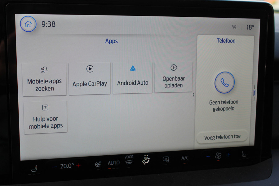 Ford E-Transit Courier Trend 44 kWh 100kW/136pk Winterpack, Camera, Cruise Control, Sync 4 13", Carplay/Android