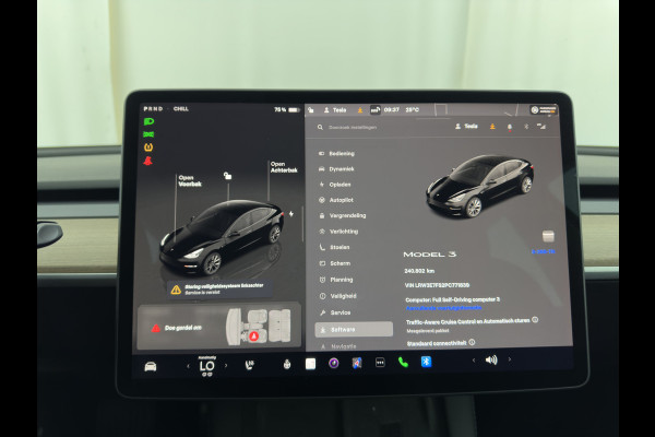 Tesla Model 3 Standard RWD Plus 60 kWh [3-Fase-11kW] {SoH-90%} (INCL-BTW) Aut. *PANO | AUTOPILOT | LEATHER | KEYLESS | FULL-LED | MEMORY-PACK | TOPVIEW | DAB | CARPLAY | DIGI-COCKPIT | LANE-ASSIST | HEATED- COMFORTSEATS | 19"ALU*