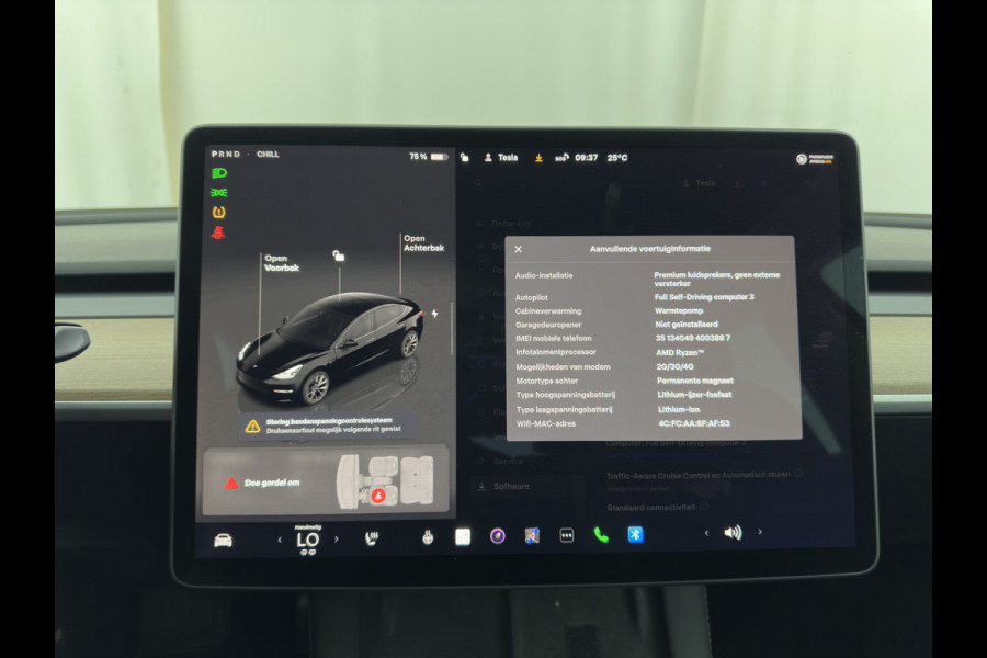 Tesla Model 3 Standard RWD Plus 60 kWh [3-Fase-11kW] {SoH-90%} (INCL-BTW) Aut. *PANO | AUTOPILOT | LEATHER | KEYLESS | FULL-LED | MEMORY-PACK | TOPVIEW | DAB | CARPLAY | DIGI-COCKPIT | LANE-ASSIST | HEATED- COMFORTSEATS | 19"ALU*