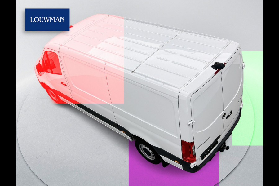 Mercedes-Benz Sprinter 319 1.9 CDI L2 Pro Navigatie Parkeerpakket Trekhaak Betimmering BPM vrij Stoelverwarming