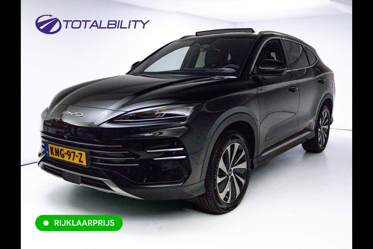 BYD SEAL U 1.5 DM-i FWD Boost NIEUW | Zwart Leer | Panodak | 360 Camera | Stoelverw. & Ventilatie | Head-Up | Rijklaarprijs | 8 jaar garantie / 250.000 km op de batterij!, 6 jaar garantie / 150.000 km algemene voertuiggarantie, Uit voorraad leverbaar!
