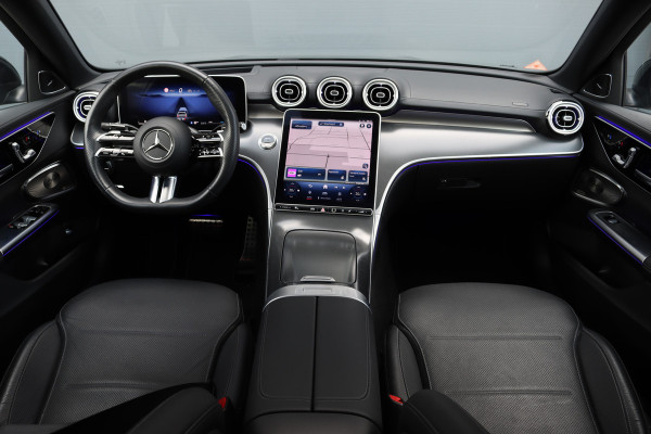 Mercedes-Benz C-Klasse 200 4MATIC Premium+ AMG Line | Distronic+ | Panoramadak | Burmester | Memory | Massage | Stoelventilatie | Surround Camara | Trekhaak | Digital Light | Keyless Go |