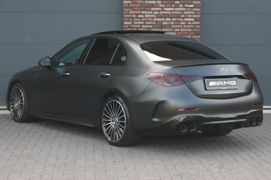 Mercedes-Benz C-Klasse 200 4MATIC Premium+ AMG Line | Distronic+ | Panoramadak | Burmester | Memory | Massage | Stoelventilatie | Surround Camara | Trekhaak | Digital Light | Keyless Go |