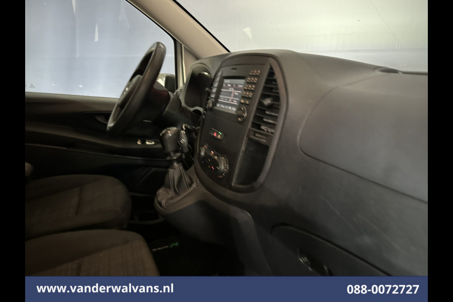 Mercedes-Benz Vito 114 CDI 136pk L2H1 Euro6 Airco | Camera | Cruisecontrol | Stoelverwarming Trekhaak, Parkeersensoren, Bijrijdersbank