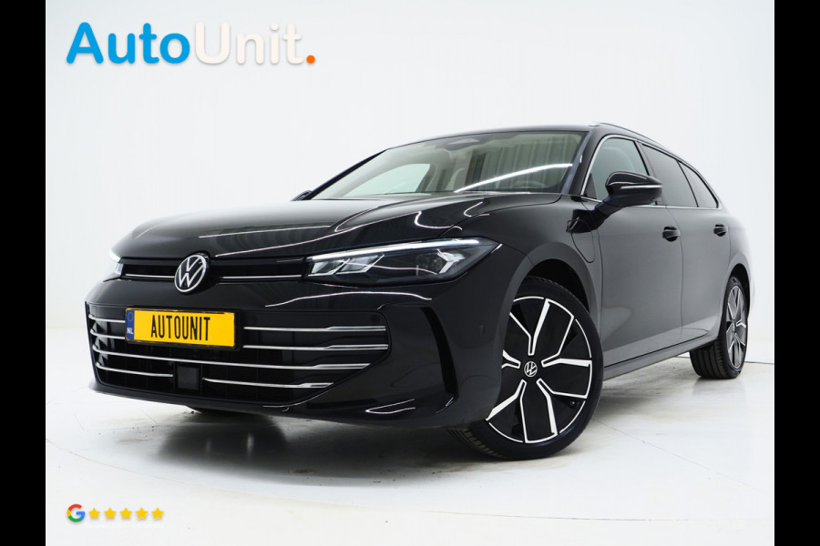 Volkswagen Passat Variant 1.5 eHybrid 204PK | Leder/Alcantara | Massage | Stoelkoeling | Trekhaak | HUD | 360 | Keyless