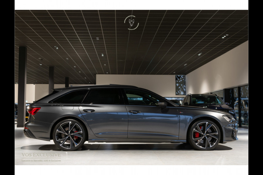 Audi A6 Avant 55 TFSI e quattro Pro Line S Competition B&O|Sportstoelen+|Comfortsleutel|HUD|Fijnnappa|21"|Zwart optiek