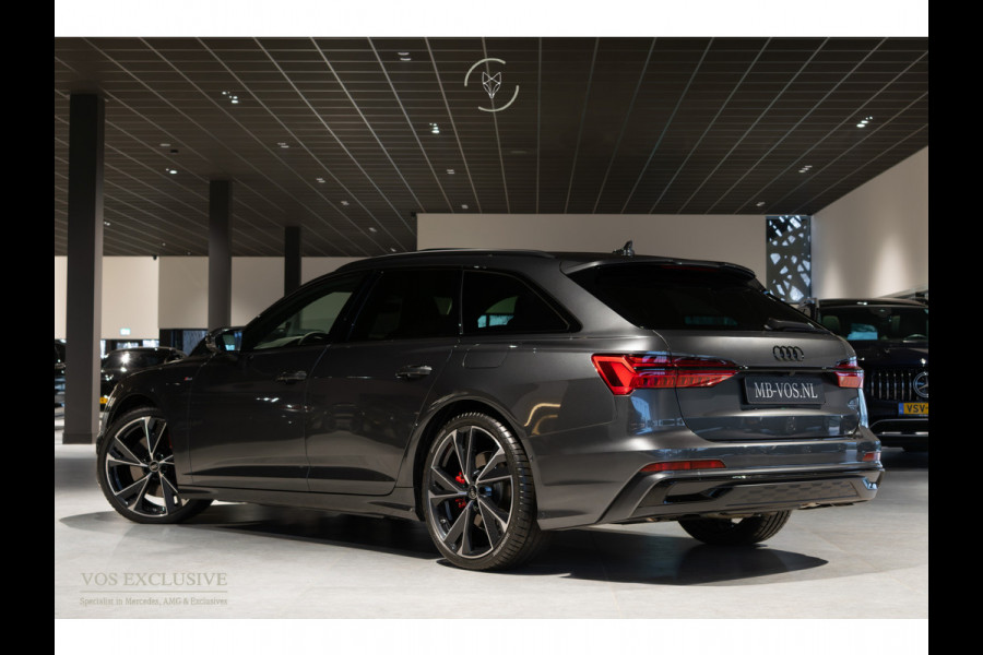 Audi A6 Avant 55 TFSI e quattro Pro Line S Competition B&O|Sportstoelen+|Comfortsleutel|HUD|Fijnnappa|21"|Zwart optiek