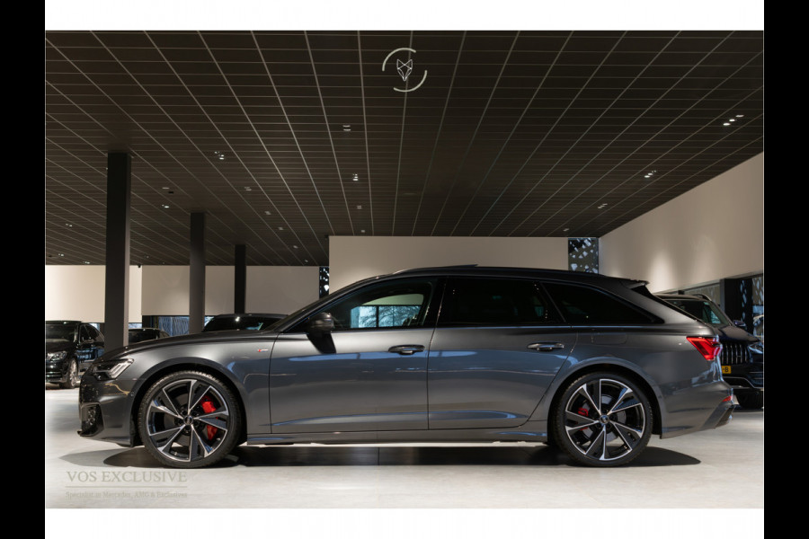 Audi A6 Avant 55 TFSI e quattro Pro Line S Competition B&O|Sportstoelen+|Comfortsleutel|HUD|Fijnnappa|21"|Zwart optiek