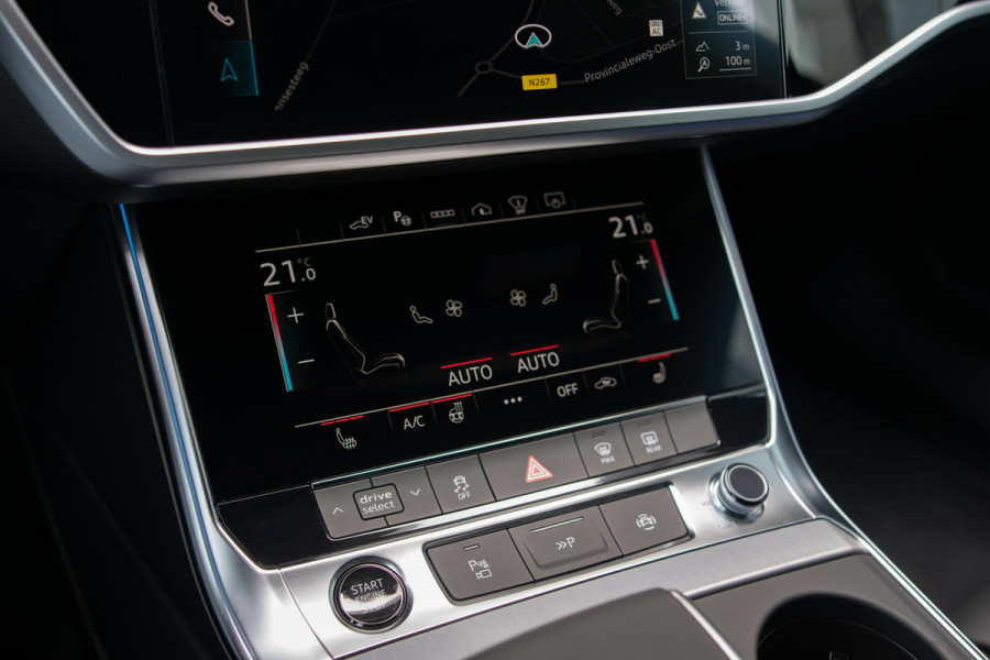 Audi A6 Avant 55 TFSI e quattro Pro Line S Competition B&O|Sportstoelen+|Comfortsleutel|HUD|Fijnnappa|21"|Zwart optiek