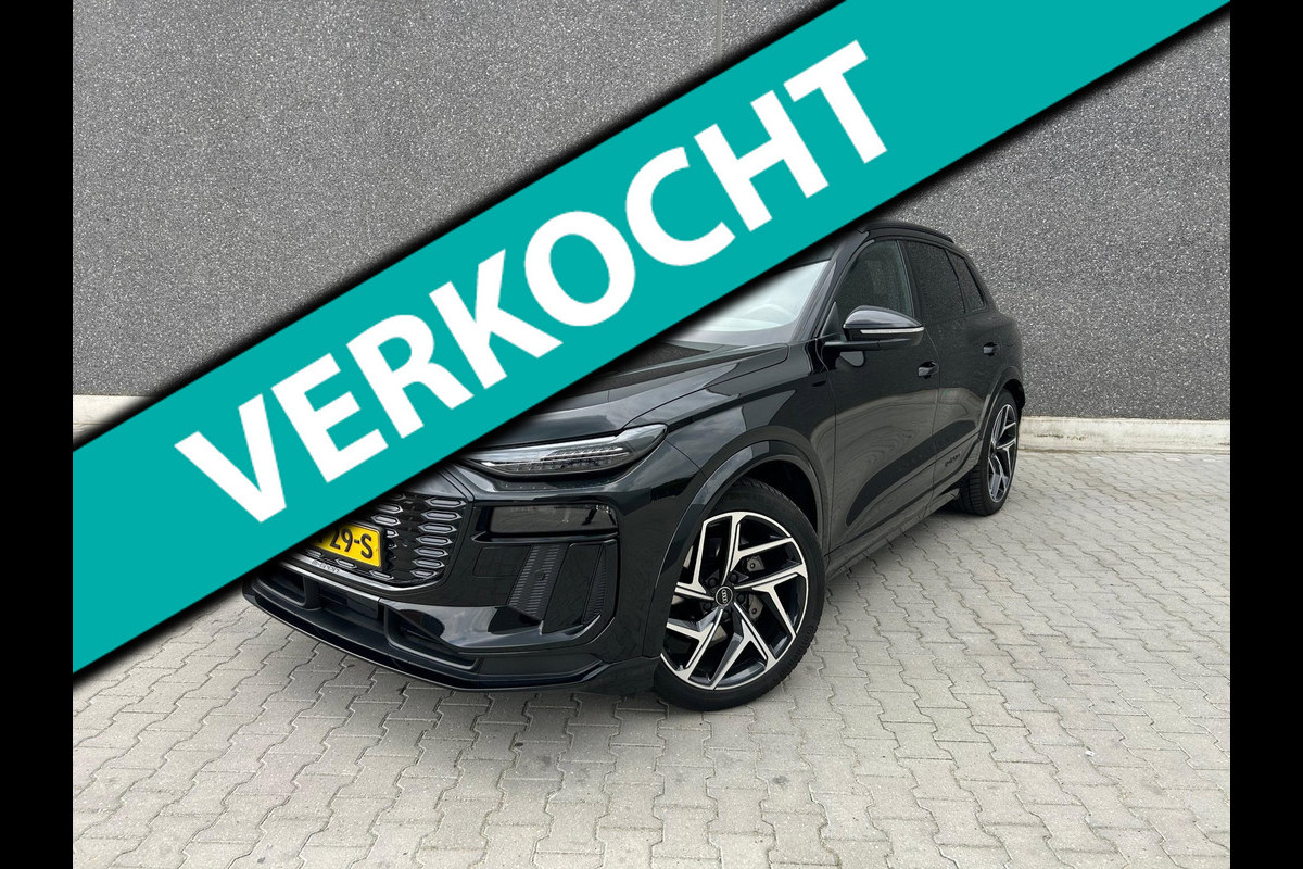 Audi Q6 e-tron S edition 100 kWh | BTW | 360° | LUCHTVERING | SPORTSTOELEN | STOELVERWARM ACHTER | APK T/M 13-8-2028 | NIEUWSTAAT