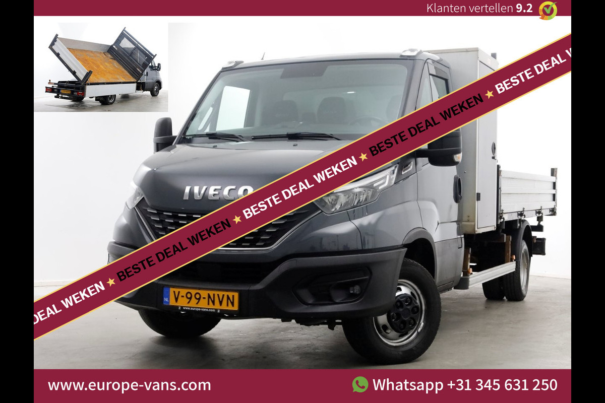 Iveco Daily 35C18 3.0 180pk HiMatic Automaat 3-Zijdige Kipper Trekhaak 3500kg 10-2021