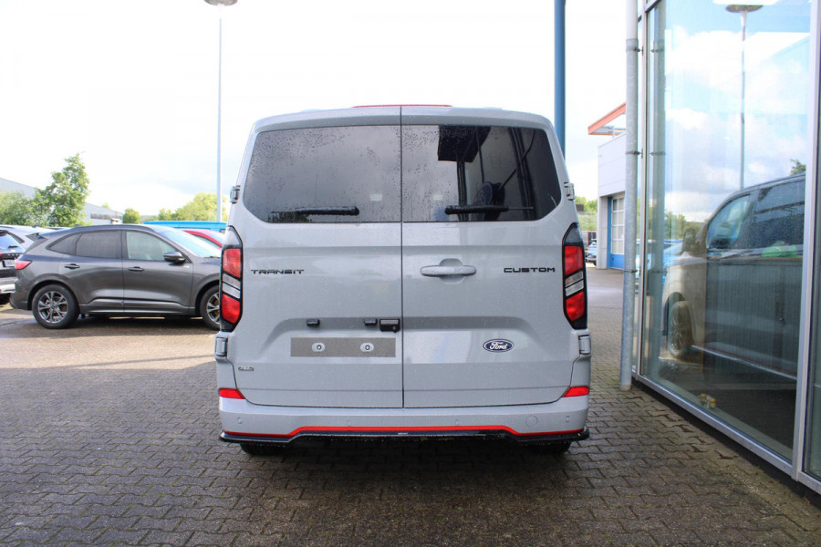 Ford Transit Custom 320 2.5 PHEV L2H1 Grey Platinum DC | Ruime Voorraad! | Dubbele Cabine Of Gesloten Bestel | Rijklaar | Ford Voorraad | Dubbele zijschuifdeur | Dual-zone automatische airconditioning | Privacy glass | Groot middenconsole | Trekhaakvoorbereiding | Centrale dubbele vergrendeling | Driver Assistent Pack Ultimate | Verwarmbaar stuurwiel | 2 AGM accus | PHEV 1-fase oplaadkabel 10m | Vehicle Integration System