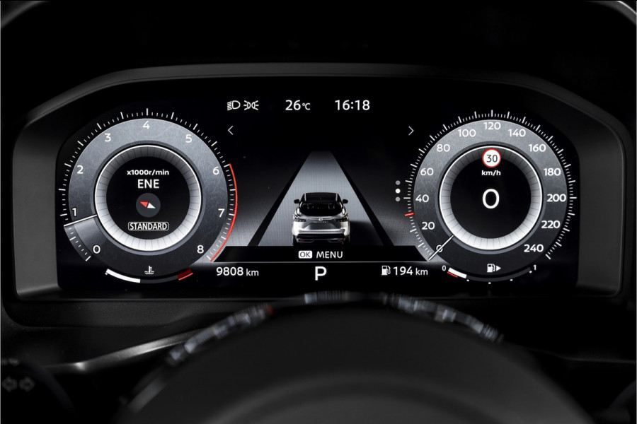 Nissan QASHQAI 1.3 MHEV Xtronic 158 PK Tekna | Pano | Memory | Matrix LED | Winterpakket | Dig. Cockpit | Adapt. Cruise | 360 Camera | NAV+App. Connect | ECC | Elek Klep | LM 19" | 6504