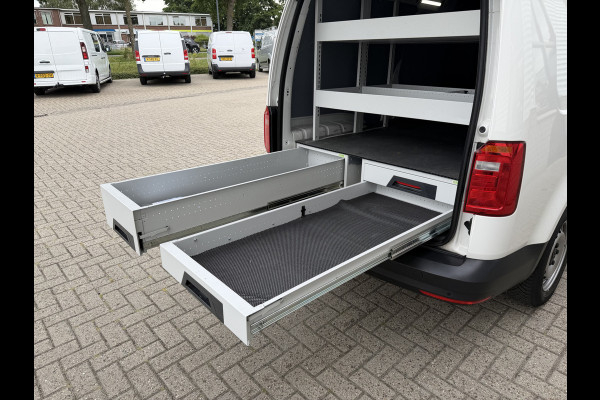 Volkswagen Caddy 2.0 TDI L2H1 BMT Maxi Comfortline / vaste prijs rijklaar € 15.950 ex btw / euro 6 / bpm vrij / ingerichte laadruimte / ex KPN / airco / cruise / pdc achter / omvormer !