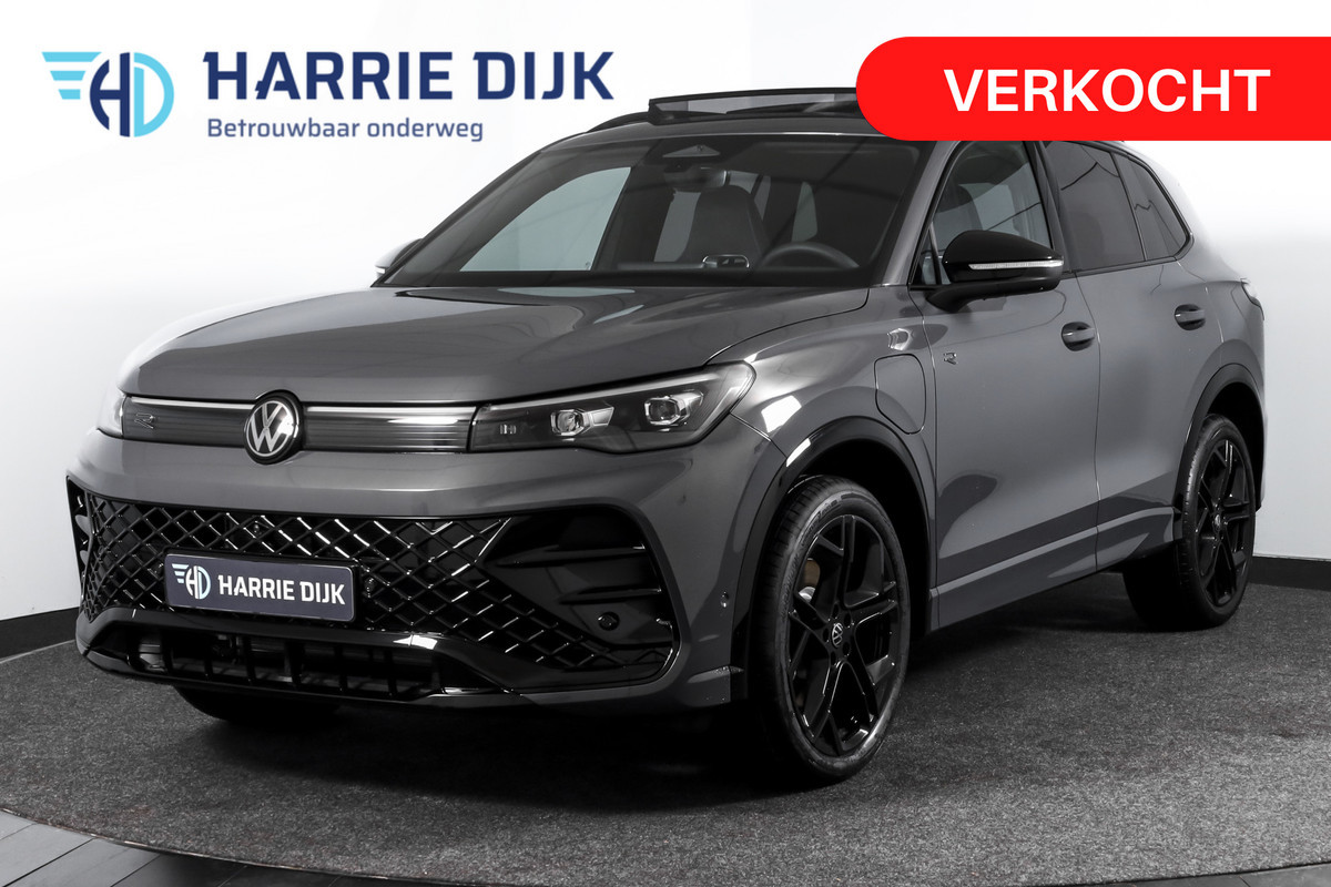 Volkswagen Tiguan 1.5 eHybrid 272 PK R-Line | Black Style | Assistance Plus | Elek. Trekhaak | S/K-panodak | Adapt. Cruise | Stoel-+stuurverw. | NAV+App. Connect | 360 Camera | LM 20" | 3547