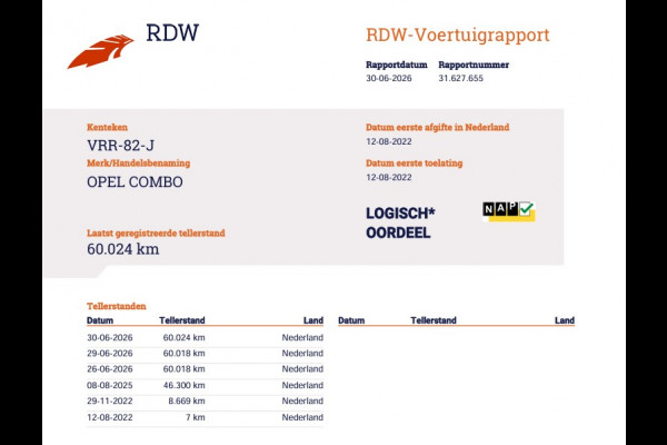 Opel Combo 1.5D 131pk Automaat Euro 6 - Apple - Cruise - Airco