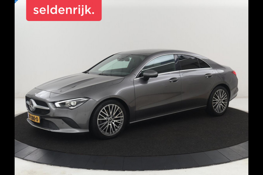 Mercedes-Benz CLA-Klasse 180 Business Solution Progressive | Stoelverwarming | Carplay | Sfeerverlichting | Half leder | Camera | Navigatie | Widescreen | Full LED | Park Assist | DAB | 18'' velgen | Cruise control