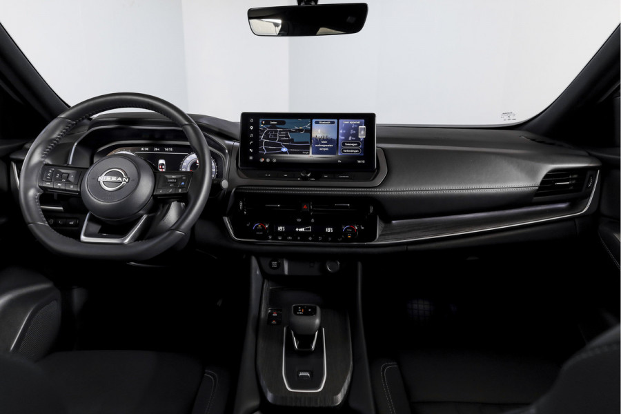 Nissan QASHQAI 1.3 MHEV Xtronic 158 PK Tekna | Pano | Memory | Matrix LED | Winterpakket | Dig. Cockpit | Adapt. Cruise | 360 Camera | NAV+App. Connect | ECC | Elek Klep | LM 19" | 6527