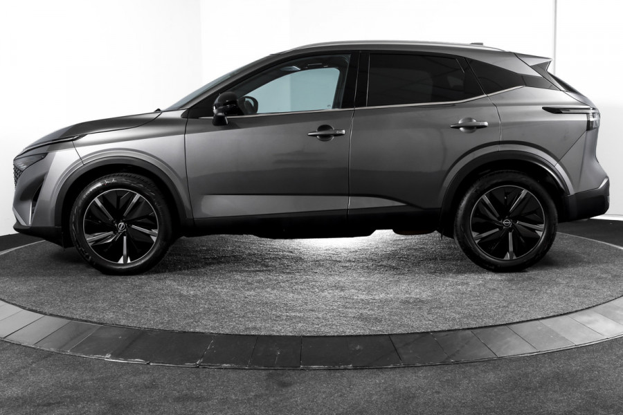 Nissan QASHQAI 1.3 MHEV Xtronic 158 PK Tekna | Pano | Memory | Matrix LED | Winterpakket | Dig. Cockpit | Adapt. Cruise | 360 Camera | NAV+App. Connect | ECC | Elek Klep | LM 19" | 6527