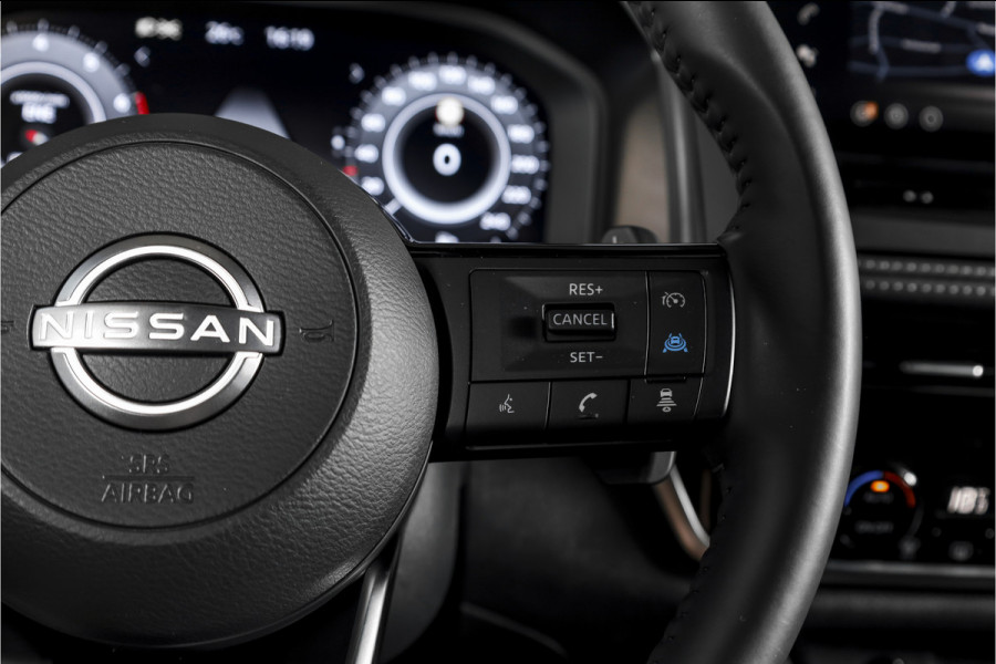 Nissan QASHQAI 1.3 MHEV Xtronic 158 PK Tekna | Pano | Memory | Matrix LED | Winterpakket | Dig. Cockpit | Adapt. Cruise | 360 Camera | NAV+App. Connect | ECC | Elek Klep | LM 19" | 6527