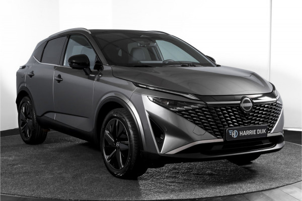 Nissan QASHQAI 1.3 MHEV Xtronic 158 PK Tekna | Pano | Memory | Matrix LED | Winterpakket | Dig. Cockpit | Adapt. Cruise | 360 Camera | NAV+App. Connect | ECC | Elek Klep | LM 19" | 6527