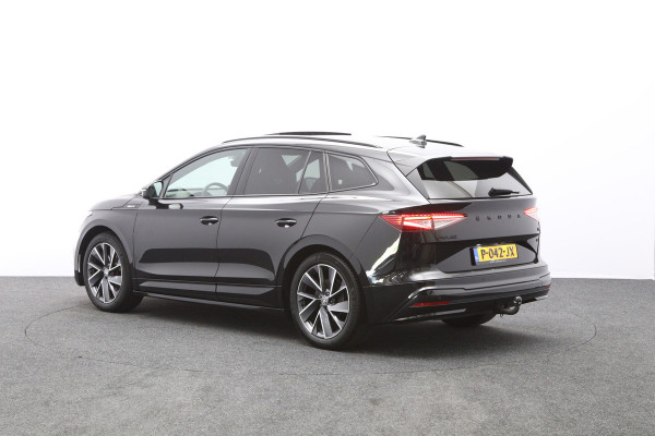 Škoda ENYAQ iV 60 KWH 180 PK Sportline, SOH 92 %, Warmtepomp, Panoramadak, Trekhaak