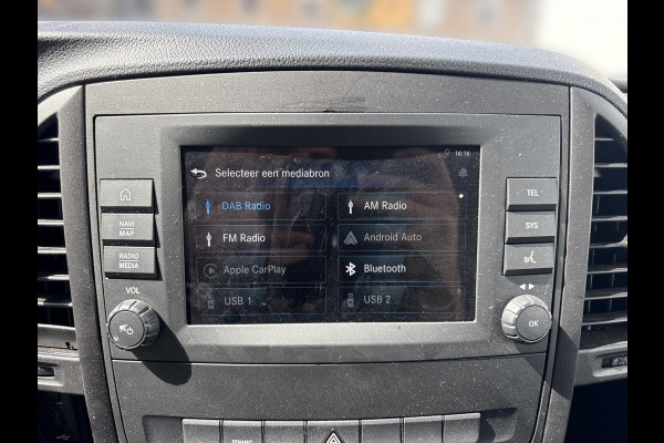 Mercedes-Benz eVito eVito 112 66kWh 280km WLTP 95.6% (SOH) Snelladen LED L2H1 Climate Control Cruise Control Carplay Camera Stoelverwarming