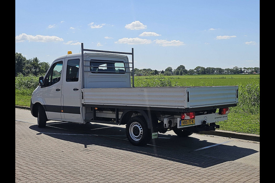 Mercedes-Benz Sprinter 314 L3 Dubbele Cabine Mbux Navi Open-Laadbak XL 3.5T-Trekhaak Automaat Euro6 Oh-historie